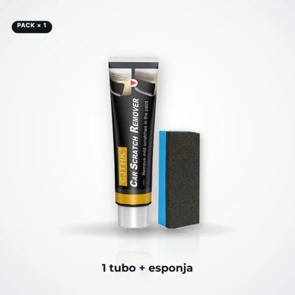 1 tubo de crema quita arañazos de 20 ml con esponja